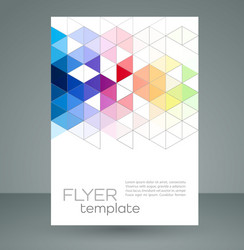 abstract geometric background with triangle vector image