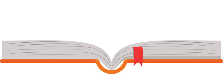 Isolated open book design Royalty Free Vector Image