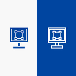 crop graphics design program application line vector image