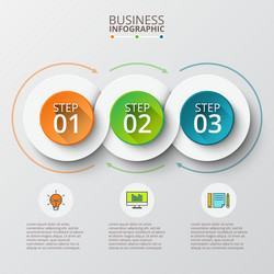 Number Options Template - Abstract vector image