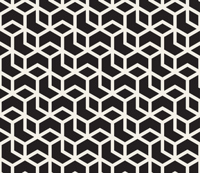 seamless pattern repeating geometric elements vector image