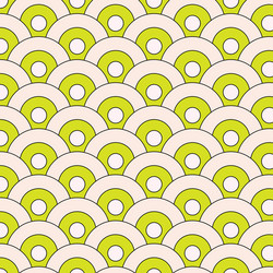 Abstract seamless pattern simple waves vector