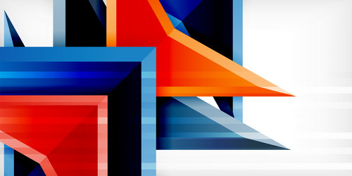arrows with 3d effect abstract background vector image
