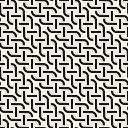 Geometric Line Tiling Pattern vector image