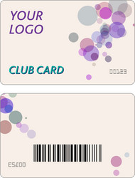 plastic gift cards vector