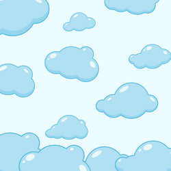 Cloud icons vector