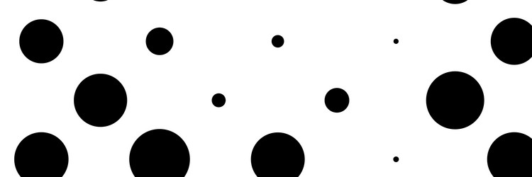 Halftone random circles dots pattern vector