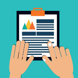 development with document design vector image