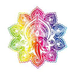 Lord Ganesha Celebration Vector Image