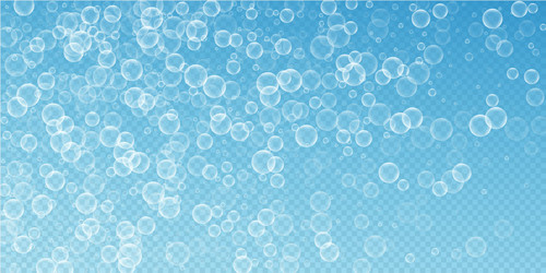 random soap bubbles abstract background blowing b vector image