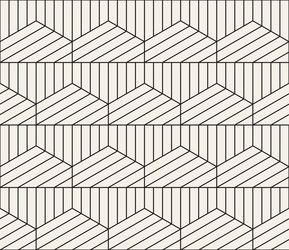 seamless pattern repeating geometric elements vector image