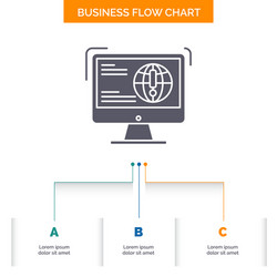 Information content development website web vector