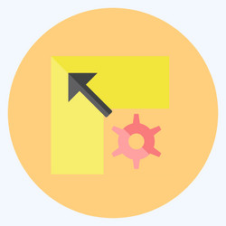 Icon scalable system suitable for data analytics vector