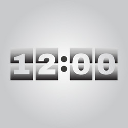 time icon and watch timer symbol ui web vector image