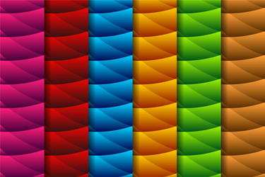 colorful shiny abstract curve pattern design vector image