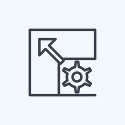 Icon scalable system suitable for data analytics vector