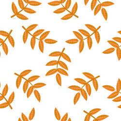 seamless pattern with leaf abstract texture vector image
