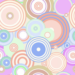 abstract seamless pattern with circles vector image
