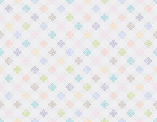 Square shape modern thai art pattern background vector