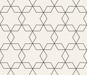seamless pattern repeating geometric elements vector image
