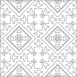 geometric pattern with triangular elements vector image