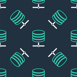 line server data web hosting icon isolated vector image