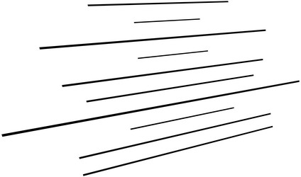 3d dynamic lines stripes element in perspective vector image