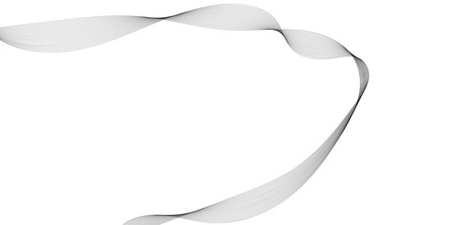 Abstract wave element for design digital vector