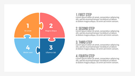 Data Analysis Presentation Template vector image