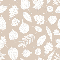 Seamless pattern with leaf abstract texture vector