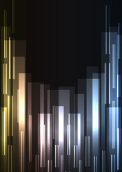 Metallic overlap pixel speed abstract background vector