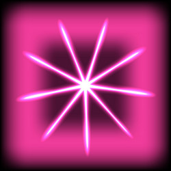 abstract glow rays on square background vector image