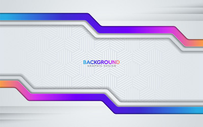dynamic white overlap layer background vector image