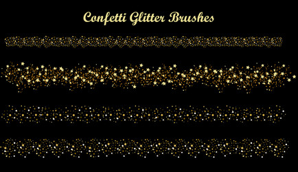 Gold glitter texture isolated vector