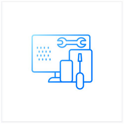 Coding Toolkit Icon - Gradient vector image