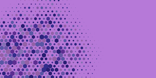 geometric multi size hexagon with color vector