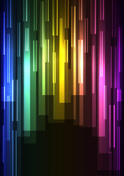 rainbow overlap pixel speed abstract background vector image