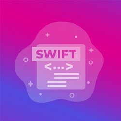 Swift programming coding vector