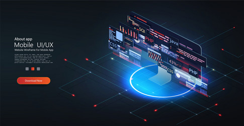 Technology & Programming Web Banner vector image