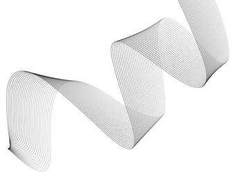 Abstract wave element for design digital vector