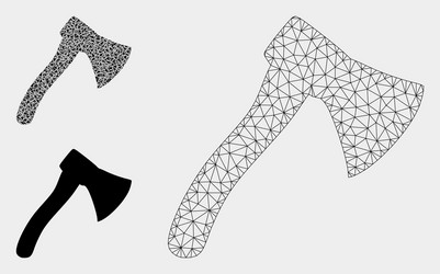 Hatchet mesh network model and triangle vector