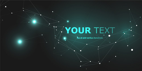 abstract background design with connecting vector image
