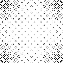 Monochrome abstract rounded line square pattern vector