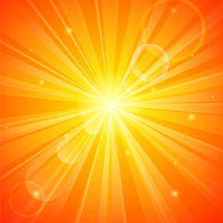 Yellow and orange abstract magic light background Vector Image