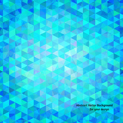 Blue crystal background Royalty Free Vector Image