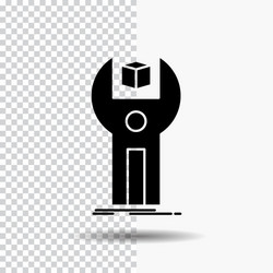 Sdk app development kit programming glyph icon vector