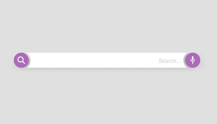 browser search bar web page internet vector image