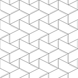 geometric seamless pattern and background linear vector image