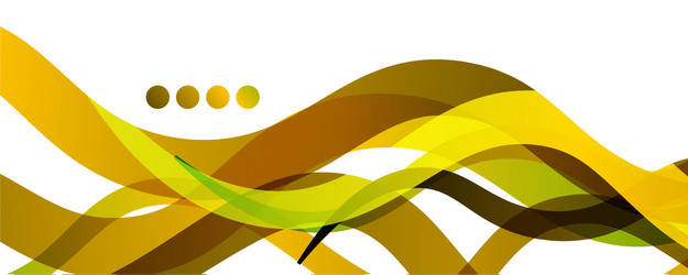 abstract background - transparent overlapping wavy vector image