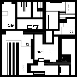 abstract block diagram of a microchip futuristic vector image